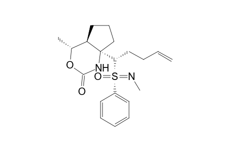 (4R,4aS,7aR)-4-Methyl-7a-{(1S)-1-[(R)-N-methylphenylsulfonimidoyl]pent-4-en-1-yl}hexahydrocyclopenta[d][1,3]oxazin-2(1H)-one