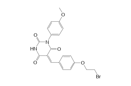 (5Z)-5-[4-(2-bromoethoxy)benzylidene]-1-(4-methoxyphenyl)barbituric acid
