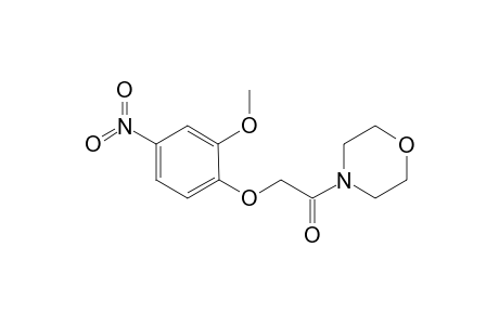 2-(2-Methoxy-4-nitrophenoxy)-1-(morpholin-4-yl)ethan-1-one