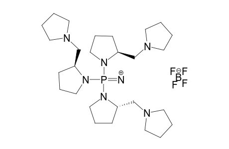TRIS-[2-(PYRROLIDIN-1-YLMETHYL)-PYRROLIDIN-1-YL]-PHOSPHAZENIUM-TETRAFLUOROBORATE