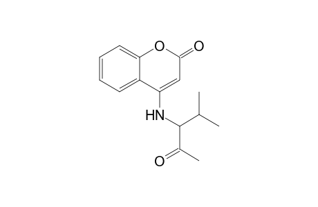 4-[(1-acetyl-2-methyl-propyl)amino]chromen-2-one