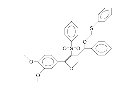 (4R,AS)-2-(3,4-dimethoxy-phenyl)-3-phenylsulfonyl-4-(A-phenylthiomethoxy-benzyl)-4,5-dihydro-furan