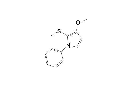 3-Methoxy-2-(methylthio)-1-phenyl-pyrrole