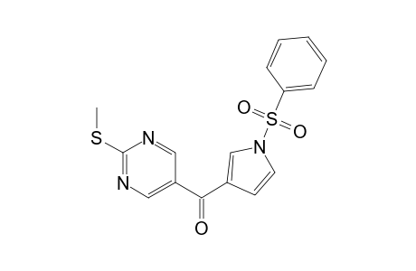 2-Methylthio-5-( 1'-phenylsulfonylpyrrol-3'-ylcarbonyl)-pyrimidine