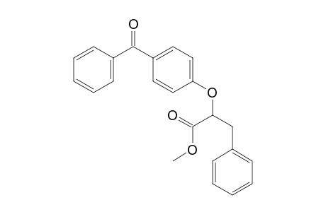Methyl 2-(4-benzoyl-phenoxy)-3-phenyl-propanoate