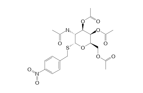 (4-NITROPHENYL)-METHYL-2-ACETAMIDO-2-DEOXY-1-THIO-3,4,6-TRI-O-ACETYL-ALPHA-D-GALACTOPYRANOSIDE
