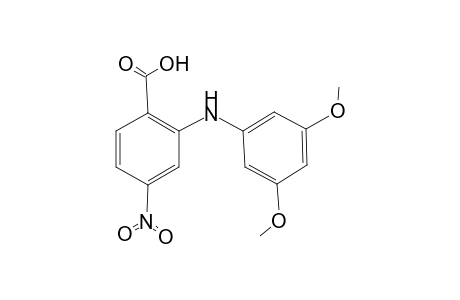 2-[N-(3,5'-Dimethoxyphenyl)]-4-nitroanthranilic acid