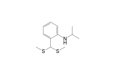 {2-[Bis(methylsulfanyl)methyl]phenyl}isopropylamine