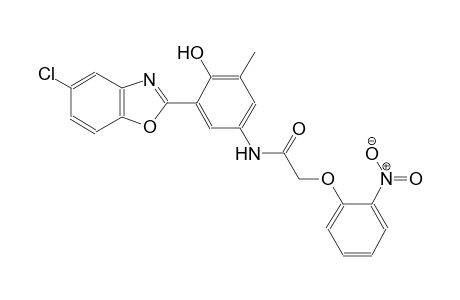 acetamide, N-[3-(5-chloro-2-benzoxazolyl)-4-hydroxy-5-methylphenyl]-2-(2-nitrophenoxy)-