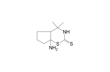 7a-amino-4,4-dimethylhexahydro-2H-cyclopenta[e][1,3]thiazine-2-thione