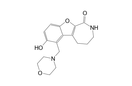 7-hydroxy-6-(4-morpholinylmethyl)-2,3,4,5-tetrahydro-1H-[1]benzofuro[2,3-c]azepin-1-one