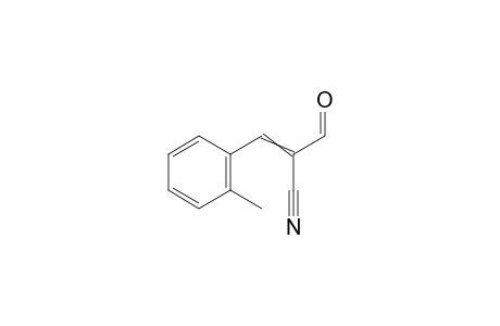 2-formyl-3-(2-methylphenyl)prop-2-enenitrile