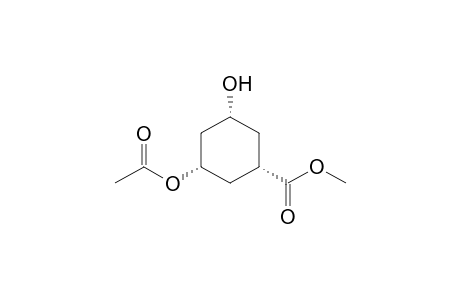 (1S,3S,5R)-3-acetoxy-5-hydroxy-cyclohexanecarboxylic acid methyl ester