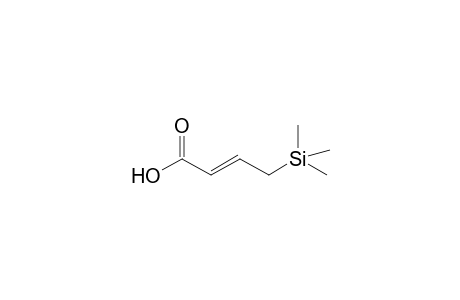 4-(trimethylsilyl)but-2-enoic acid