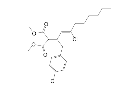 1,3-Dimethyl 2-[4-chloro-1-(4-chlorophenyl)dec-3-en-2-yl]propanedioate