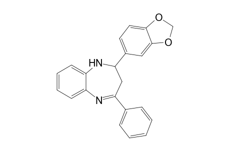 2-(1,3-benzodioxol-5-yl)-4-phenyl-2,3-dihydro-1H-1,5-benzodiazepine