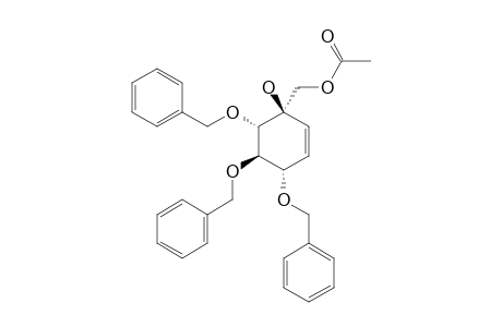 (1R,4S,5R,6S)-1-C-(ACETOXYMETHYL)-4,5,6-TRIBENZYLOXY-CYCLOHEX-2-EN-1-OL
