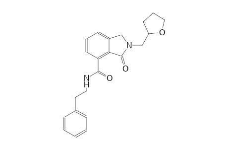 1H-isoindole-4-carboxamide, 2,3-dihydro-3-oxo-N-(2-phenylethyl)-2-[(tetrahydro-2-furanyl)methyl]-