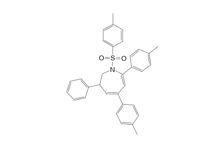 3-Phenyl-5,7-di-p-tolyl-1-tosyl-2,3-dihydro-1H-azepine