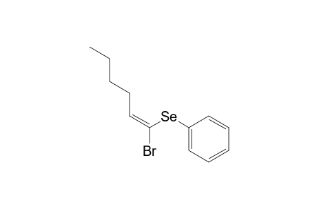 (Z/E)-(1-Bromohex-1-enylselanyl)benzene