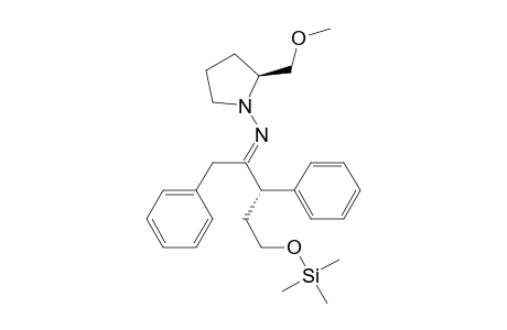 (+)-(2S,2'S)-1-(1-Benzyl-4-trimethylsilyloxy-2-phenyl-butylideneamino)-2-methoxymethyl-pyrrolidine