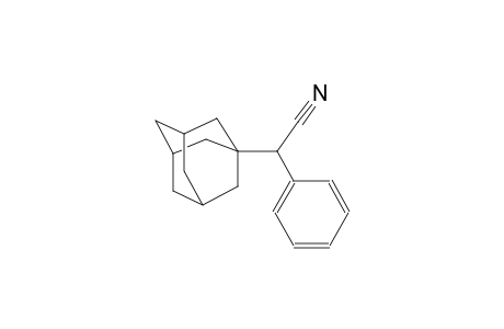 tricyclo[3.3.1.1~3,7~]decane-1-acetonitrile, alpha-phenyl-