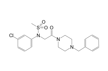 methanesulfonamide, N-(3-chlorophenyl)-N-[2-oxo-2-[4-(phenylmethyl)-1-piperazinyl]ethyl]-