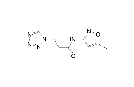 1H-1,2,3,4-Tetrazole-1-propanamide, N-(5-methyl-3-isoxazolyl)-