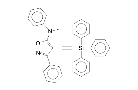 N-Methyl-N,3-diphenyl-4-[(triphenylsilyl)ethynyl]-5-isoxazolamine