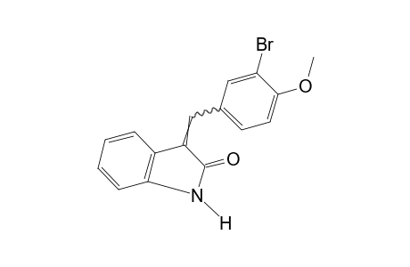 3-(3-BROMO-4-METHOXYBENZYLIDENE)-2-INDOLINONE