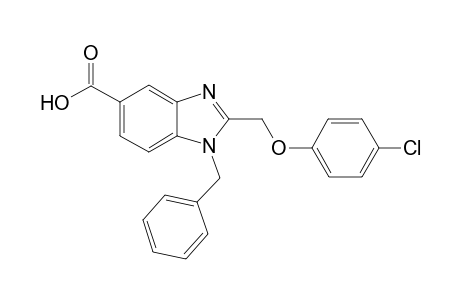 1-Benzyl-2-[(4-chlorophenoxy)methyl]benzimidazole-5-carboxylic acid