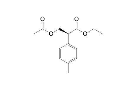 (S)-(-)-3-Acetoxy-2-(4-methylphenyl)propionic acid ethyl ester