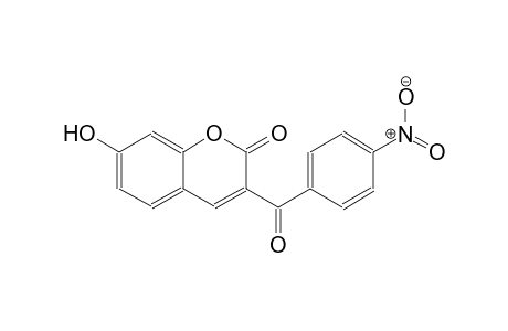 2H-1-benzopyran-2-one, 7-hydroxy-3-(4-nitrobenzoyl)-
