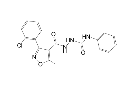 2-{[3-(2-chlorophenyl)-5-methyl-4-isoxazolyl]carbonyl}-N-phenylhydrazinecarboxamide