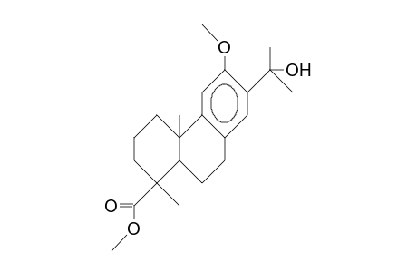 12-Methoxy-15-hydroxy-8,11,13-abietatrien-19-oic acid, methyl ester
