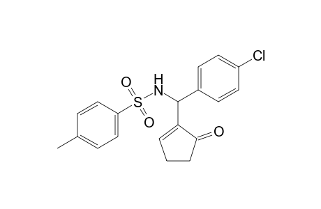 N-[(4-chlorophenyl)-(5-ketocyclopenten-1-yl)methyl]-4-methyl-benzenesulfonamide
