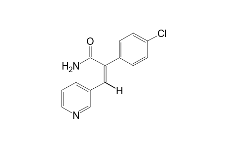 trans-alpha-[p-(CHLOROPHENYL)-3-PYRIDINEACRYLAMIDE