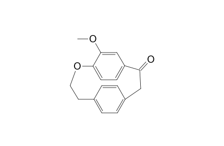 6-Methoxy-8-oxa-tricyclo[9.2.2.2(4,7)]heptadeca-1(14),4(17),5,7(16),11(15),12-hexaen-3-one