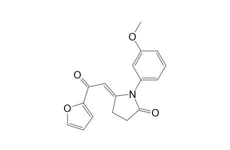 (5E)-5-[2-(2-furanyl)-2-oxoethylidene]-1-(3-methoxyphenyl)-2-pyrrolidinone