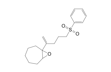 8-Oxabicyclo[5.1.0]octane, 1-[1-methylene-4-(phenylsulfonyl)butyl]-