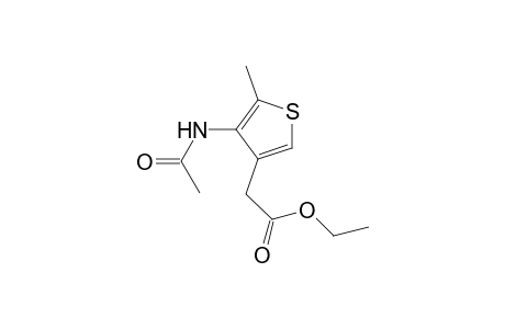 Ethyl 4-acetylamino-5-methylthiophen-3-acetate