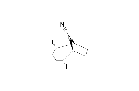 endo,endo-2,5-Diiodo-9-azabicyclo[4.2.1]nonane-9-carbonitrile