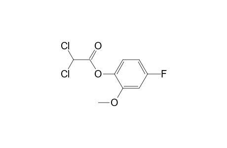 2,2-Dichloroacetic acid, 2-methoxy-4-fluorophenyl ester
