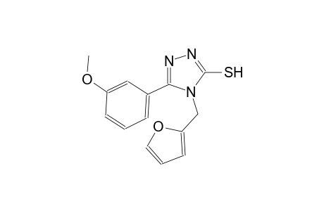 4-(2-furylmethyl)-5-(3-methoxyphenyl)-4H-1,2,4-triazole-3-thiol