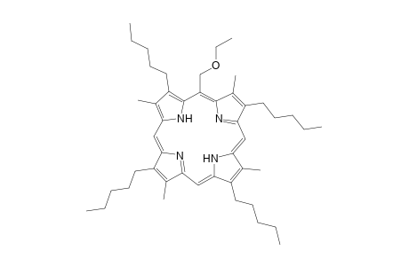 21H,23H-Porphine, 5-(ethoxymethyl)-2,7,12,17-tetramethyl-3,8,13,18-tetrapentyl-
