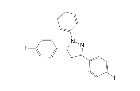 1H-pyrazole, 5-(4-fluorophenyl)-4,5-dihydro-3-(4-iodophenyl)-1-phenyl-