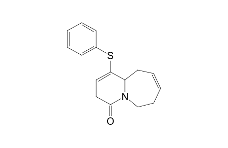(+-)-1-Phenylsulfanyl-6,7,10,10a-tetrahydro-3H-pyrido-[1,2-a]azepin-4-one