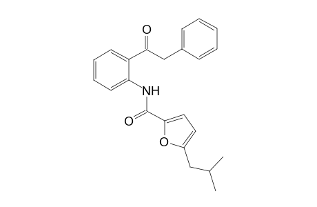 2-Furancarboxamide, 5-(2-methylpropyl)-N-[2-(2-phenylacetyl)phenyl]-