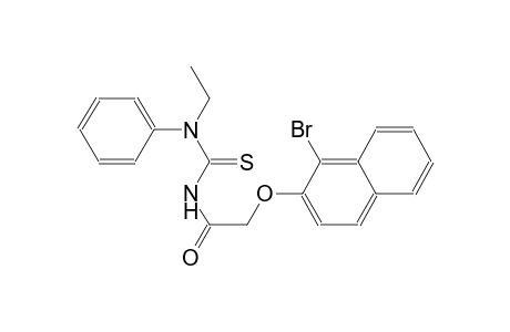 N'-{[(1-bromo-2-naphthyl)oxy]acetyl}-N-ethyl-N-phenylthiourea