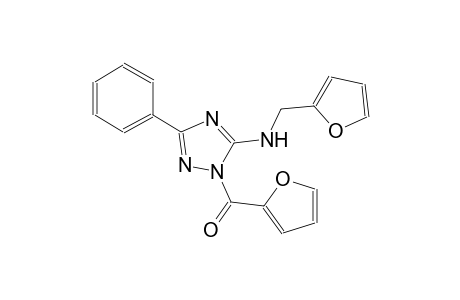 1H-1,2,4-triazol-5-amine, 1-(2-furanylcarbonyl)-N-(2-furanylmethyl)-3-phenyl-
